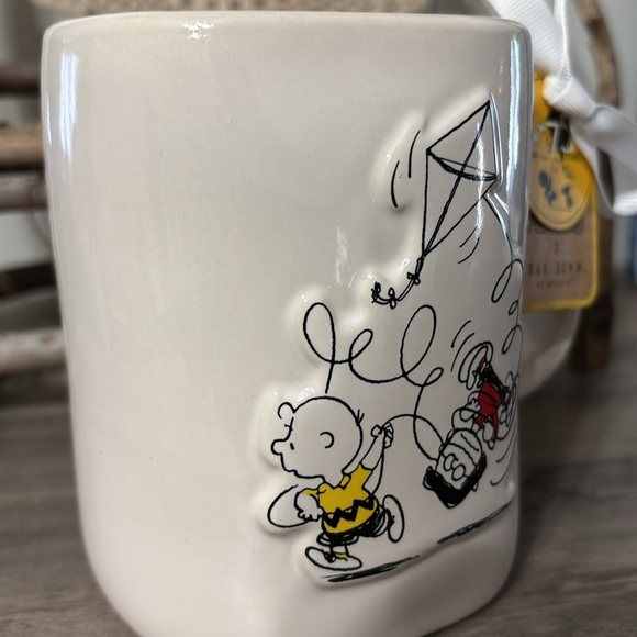 NWT! PEANUTS X RAE DUNN EVERYTHING SEEMS FINE CHARLIE BROWN DOUBLE-SIDED MUG - Picture 10 of 12